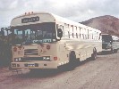 Brand new tour bus,
            in which we went sixty miles into the six million acre Denali National Park,
            on part of the ninety mile gravel road.